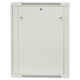 Шкаф настенный 19дюйм TERACOM PRO 12U 600х450мм дверь стеклянная с замком-ручкой сер. EKF TRP-WLL-12