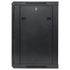 Шкаф настенный 19дюйм TERACOM PRO 12U 600600мм дверь стеклянная с замком-ручкой черн. EKF TRP-WLL-12