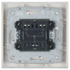 Выключатель 2-кл. СП BRITE ВСР10-2-0-БрБ 10А в сборе бел. IEK BR-V20-0-10-K01-F