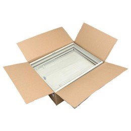 Шкаф настенный 19дюйм TERACOM PRO 15U 600600мм дверь стеклянная с замком-ручкой сер. EKF TRP-WLL-156