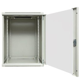 Шкаф настенный 19дюйм TERACOM PRO 15U 600600мм дверь стеклянная с замком-ручкой сер. EKF TRP-WLL-156