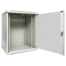 Шкаф настенный 19дюйм TERACOM PRO 15U 600600мм дверь стеклянная с замком-ручкой сер. EKF TRP-WLL-156