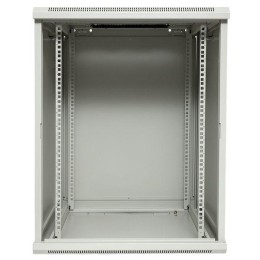 Шкаф настенный 19дюйм TERACOM PRO 15U 600600мм дверь стеклянная с замком-ручкой сер. EKF TRP-WLL-156