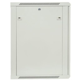 Шкаф настенный 19дюйм TERACOM PRO 15U 600600мм дверь стеклянная с замком-ручкой сер. EKF TRP-WLL-156