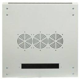Шкаф настенный 19дюйм TERACOM PRO 15U 600600мм дверь стеклянная с замком-ручкой сер. EKF TRP-WLL-156