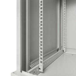 Шкаф настенный 19дюйм TERACOM PRO 15U 600600мм дверь стеклянная с замком-ручкой сер. EKF TRP-WLL-156