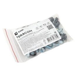 Комплект монтажный TERACOM для 19дюйм шкафов М6х12 (уп.20шт) EKF TRC-M6x12-s20