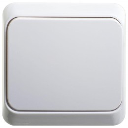 Выключатель кнопочный 1-кл. ОП Этюд 10А IP20 с самовозвратом бел. SE KA10-001B