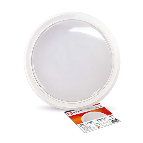 Светильник светодиодный СПБ-2-КРУГ 20Вт 4000К 1400лм 230В 250мм бел. IN HOME 4690612020655