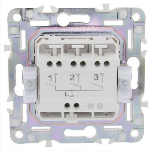Выключатель 3-кл. SKANDY 10А SK-V11G графит IEK SK-V30-0-10-K53
