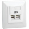 Розетка компьютерная 2-м СП RJ45 кат.6 UTP ITK CS2-1C06U-2-1