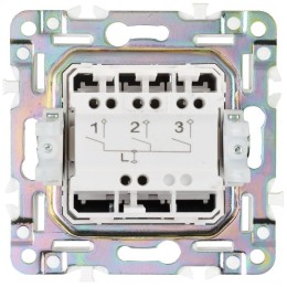 Выключатель 3-кл. SKANDY 10А SK-V11N никель IEK SK-V30-0-10-K50