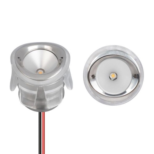 Светильник ALT-LODESTAR-HANDRAIL-R27-1.5W Warm3000 SL 70deg 12-24В 1.5Вт 3000К IP67 ландшафтный мета