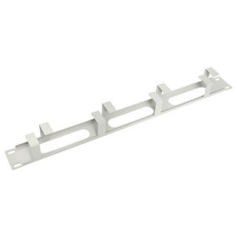 Органайзер кабельный TERACOM 1U 4 кольца с окнами метал. сер. EKF TRC-1CO-4R-M-GR