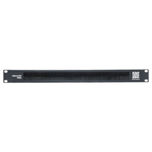 Ввод щеточный TERACOM PRO 1U черн. EKF TRP-1BR-BK