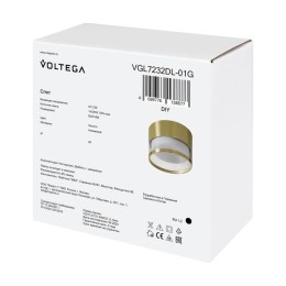 Спот 232 GX53х1 15Вт IP20 Voltega VGL7232DL-01G