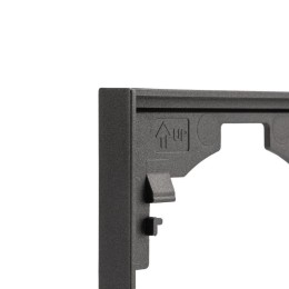 Рамка 2-м STRONG MIELE графит Kranz KR-78-0752-6