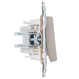 Выключатель 3-кл. SKANDY 10А SK-V11Sh шампань IEK SK-V30-0-10-K37