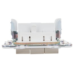 Выключатель 3-кл. SKANDY 10А SK-V11Sh шампань IEK SK-V30-0-10-K37