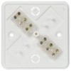 Коробка распаячная ОП 75х75х28 IP20 КМ41216-01 (6 клем. 6кв.мм) бел. IEK UKO10-075-075-028-K01