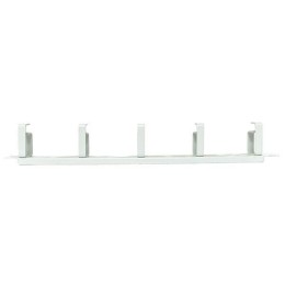 Органайзер кабельный TERACOM PRO 1U 5 колец сер. EKF TRP-1CO-5R-M-GR