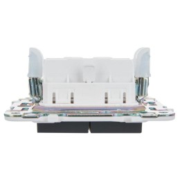 Выключатель жалюзи SKANDY 10А SK-V12G графит IEK SK-V15-0-10-K53