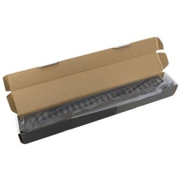 Органайзер кабельный TERACOM PRO с крышкой 19дюйм 1U пластик. черн. EKF TRP-1CORF-PL-BK