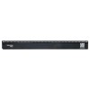 Органайзер кабельный TERACOM PRO с крышкой 19дюйм 1U пластик. черн. EKF TRP-1CORF-PL-BK