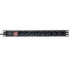Блок PDU TERACOM PRO 19дюйм 1U 16А/250В 8 роз. Schuko с выключат. шнур 2м 3х1.5кв.мм вилка Schuko ко