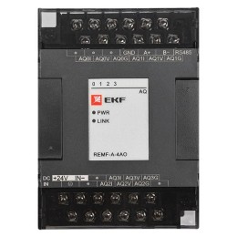 Модуль аналогового вывода REMF 4 PRO-Logic (без поверки) EKF REMF-A-4AO