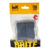 Выключатель проходной 2-кл. СП BRITE ВС10-2-6-БрМ 10А механизм маренго IEK BR-V22-0-10-K35