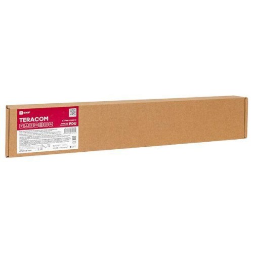 Блок PDU TERACOM 19дюйм 1U 16А/250В 6 роз. Schuko с выключат. шнур 2м 3х1.5кв.мм вилка Schuko корпус