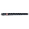 Блок PDU TERACOM 19дюйм 1U 16А/250В 6 роз. Schuko с выключат. шнур 2м 3х1.5кв.мм вилка Schuko корпус