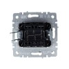 Выключатель проходной 2-кл. СП BRITE ВС10-2-6-БрТБ 10А механизм бронза IEK BR-V22-0-10-K45