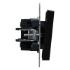 Выключатель проходной 2-кл. СП BRITE ВС10-2-6-БрЧ 10А механизм черн. IEK BR-V22-0-10-K02