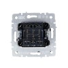 Выключатель проходной 2-кл. СП BRITE ВС10-2-6-БрЧ 10А механизм черн. IEK BR-V22-0-10-K02