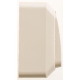 Выключатель кнопочный 1-кл. ОП Этюд 10А IP20 с самовозвратом крем. SE KA10-001K