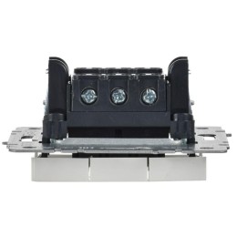 Выключатель 3-кл. СП BRITE ВС10-3-0-БрБ 10А механизм бел. IEK BR-V30-0-10-K01