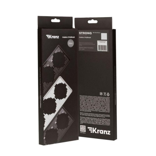 Рамка 3-м STRONG MIELE графит Kranz KR-78-0753-6