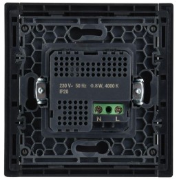 Подсветка светодиодная FORTE&PIANO встраив. с датчиком движения FP156 черн. IEK FP-MS11-N-150-05-K02