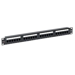 Патч-панель 19дюйм 1U кат.5E UTP неэкранир. 24 порта RJ45 Dual IDC с органайзером TERACOM PRO EKF TR