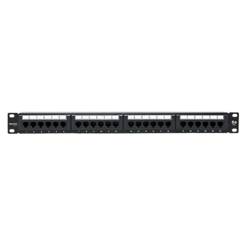 Патч-панель 19дюйм 1U кат.5E UTP неэкранир. 24 порта RJ45 Dual IDC с органайзером TERACOM PRO EKF TR