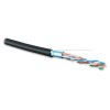 Кабель витая пара экранир. F/UTP кат.6 4 пары 23 AWG (4х2х0.58мм) ОЖ общий экран-фольга LSZH нг(A)-H