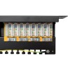Патч-панель 19дюйм 1U кат.5E STP полн. экранир. 24 порта RJ45 Dual IDC с органайзером TERACOM PRO EK