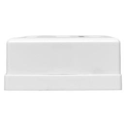 Розетка настенная TERACOM кат.5E неэкранированная 2 порта RJ-45 Dual IDC бел. EKF TRC-WBOX-2RJ45-5EU