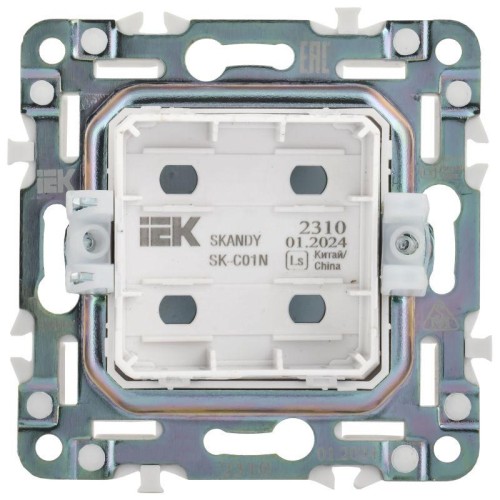 Заглушка с суппортом SKANDY SK-C01N никель IEK SK-PL10-K50
