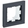 Рамка 1-м IP44 BRITE РУ-1-БрГ-44 графит IEK BR-M12-44-K53