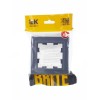 Рамка 1-м IP44 BRITE РУ-1-БрМ-44 маренго IEK BR-M12-44-K35