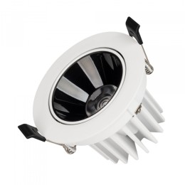 Arlight Светильник MS-FORECAST-BUILT-TURN-R102-12W Warm3000 (WH-BK, 32 deg, 230V) (IP20 Металл, 5 ле