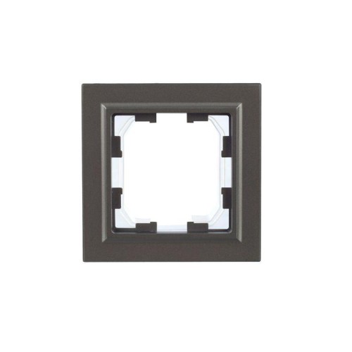 Рамка 1-м IP44 BRITE РУ-1-БрС-44 сталь IEK BR-M12-44-K46
